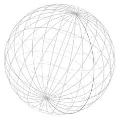 Figure 2.3 Spherical geodetic datum