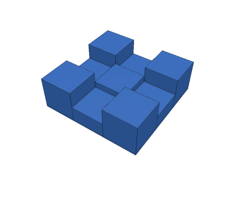 A saddle is shown in 3D for an array of 3x3 pixels. Pickell, CC-BY-SA-4.0.